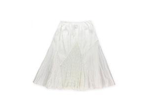 Style&co. Womens Island Lace Pleated Skirt brightwhite XS Style&co. Womens Island Lace Pleated Skirt brightwhite XS