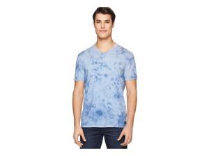 Calvin Klein Mens Tie Dye V Graphic T-Shirt bluedepths L Calvin Klein Mens Tie Dye V Graphic T-Shirt bluedepths L