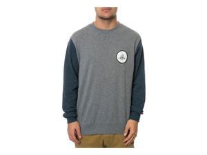 RVCA Mens The Freedom Or Death Sweatshirt midnightheathergrey S RVCA Mens The Freedom Or Death Sweatshirt midnightheathergrey S