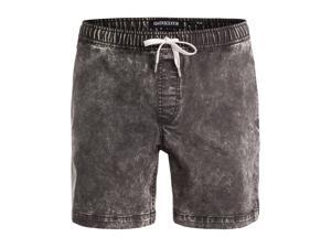 Quiksilver Mens Battering Ram Elastic Casual Denim Shorts kta0 XL Quiksilver Mens Battering Ram Elastic Casual Denim Shorts kta0 XL
