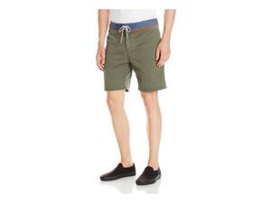 Quiksilver Mens Street Trunk Yoke Casual Walking Shorts csn0 36 Quiksilver Mens Street Trunk Yoke Casual Walking Shorts csn0 36