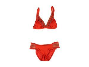 Lucky Brand Womens Fiesta Side Tab 2 Piece Bikini spy S Lucky Brand Womens Fiesta Side Tab 2 Piece Bikini spy S