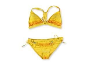 Hobie Womens Crochet Racerback Side Tie 2 Piece Bikini bsp XL Hobie Womens Crochet Racerback Side Tie 2 Piece Bikini bsp XL