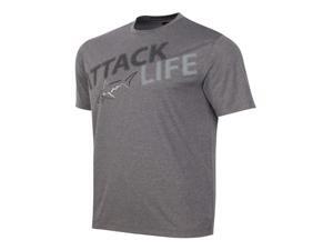 Greg Norman Mens Attack Life Graphic T-Shirt midhtrgrey S Greg Norman Mens Attack Life Graphic T-Shirt midhtrgrey S