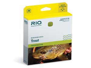 Rio MainStream Trout Floating Fly Line WF3F Lemon Green Rio MainStream Trout Floating Fly Line WF3F Lemon Green