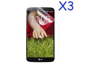 GMYLE(R) 3 Packs Ultra Clear Crystal Screen Protector Shield Film Guard for LG G2 GMYLE(R) 3 Packs Ultra Clear Crystal Screen Protector Shield Film Guard for LG G2