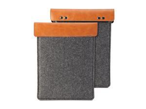 GMYLE Sleeve Felt for Kindle Paperwhite - Dark Grey & Brown Soft Sleeve Bag Case Cover GMYLE Sleeve Felt for Kindle Paperwhite - Dark Grey & Brown Soft Sleeve Bag Case Cover