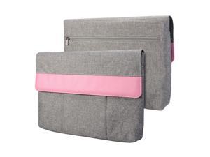 GMYLE Sleeve Cushion for Microsoft Surface Pro 3 - Charcoal Grey & Pink Soft Sleeve Bag Case Cover GMYLE Sleeve Cushion for Microsoft Surface Pro 3 - Charcoal Grey & Pink Soft Sleeve Bag Case Cover