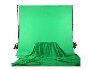 Square Perfect 10 Ft X 13 Ft Chromakey Green Screen Muslin Photography / Video Square Perfect 10 Ft X 13 Ft Chromakey Green Screen Muslin Photography / Video