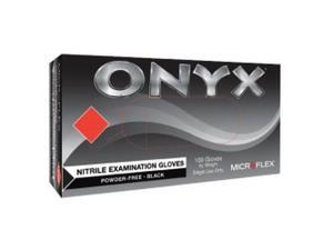 Microflex N644 ONYX Black Nitrile Examination Gloves, Box of 100, Size X-Large Microflex N644 ONYX Black Nitrile Examination Gloves, Box of 100, Size X-Large