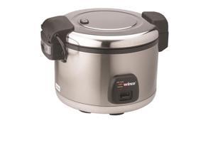 Winco Rice 60 Cups Cooker w/Warmer Hinged Cover Winco Rice 60 Cups Cooker w/Warmer Hinged Cover