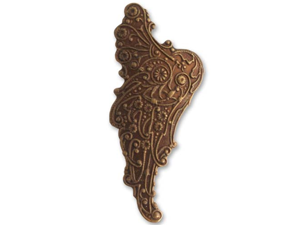 Vintaj Brass Stamping Mythical Wing Left 54mm (1) Vintaj Brass Stamping Mythical Wing Left 54mm (1)