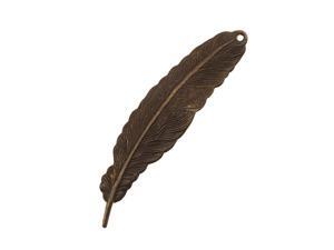 Vintaj Natural Brass Feather Pierced Stamping 12x53mm (1) Vintaj Natural Brass Feather Pierced Stamping 12x53mm (1)