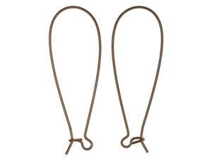 Vintaj Natural Brass Long Arched Ear Wire 45mm (1 Pair) Vintaj Natural Brass Long Arched Ear Wire 45mm (1 Pair)