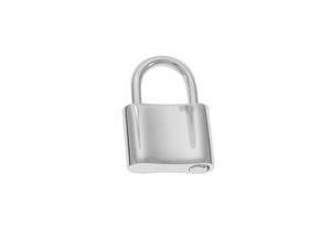Sterling Silver Medium Padlock Pendant/ Clasp 16mm (1) Sterling Silver Medium Padlock Pendant/ Clasp 16mm (1)