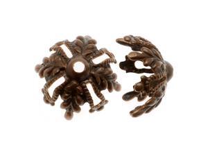 Vintaj Natural Brass Canopy Bead Caps 11.5mm (4 Pieces) Vintaj Natural Brass Canopy Bead Caps 11.5mm (4 Pieces)