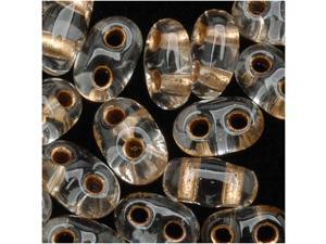 Preciosa Twin Beads 5x2.5mm 'Bronze Lined' (24 Grams) Preciosa Twin Beads 5x2.5mm 'Bronze Lined' (24 Grams)