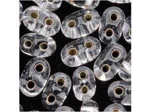 Preciosa Twin Beads 5x2.5mm 'Silver Lined' (24 Grams) Preciosa Twin Beads 5x2.5mm 'Silver Lined' (24 Grams)
