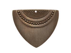 Vintaj Natural Brass Native Adornment Stamping Pendant 30x36mm (1) Vintaj Natural Brass Native Adornment Stamping Pendant 30x36mm (1)