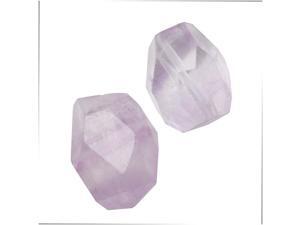 Cape Amethyst Gemstone Beads, Rough Nuggets 15-20mm, 4 Pieces, Purple Cape Amethyst Gemstone Beads, Rough Nuggets 15-20mm, 4 Pieces, Purple