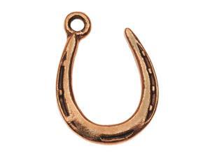Nunn Design Charm, 14x19.5mm Lucky Horseshoe, 1 Piece, Antiqued Copper Nunn Design Charm, 14x19.5mm Lucky Horseshoe, 1 Piece, Antiqued Copper