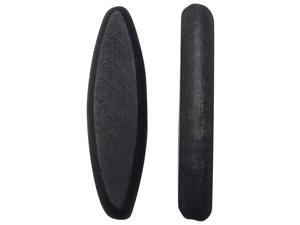 Smooth Wood Beads, Tapered Oval Slice 45x12mm, 4 Pieces, Black Smooth Wood Beads, Tapered Oval Slice 45x12mm, 4 Pieces, Black