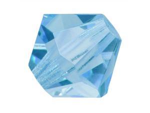 Preciosa Czech Crystal Bicone Beads 3mm Aquamarine (25) Preciosa Czech Crystal Bicone Beads 3mm Aquamarine (25)