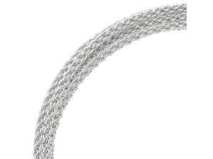 Artistic Wire, Braided Craft Wire 16 Gauge, 7.5 Foot Coil, Tarnish Resist Silver Artistic Wire, Braided Craft Wire 16 Gauge, 7.5 Foot Coil, Tarnish Resist Silver