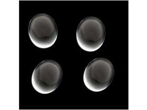 Clear Czech Glass Oval Cabochons 13mm X 18mm/ 4 Beads Clear Czech Glass Oval Cabochons 13mm X 18mm/ 4 Beads