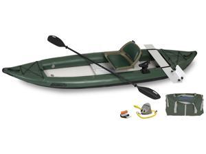 Sea Eagle FastTrack Inflatable Kayak 385FTG Green Motormount Angler Package 385FTGK MotorMnt Angler Sea Eagle FastTrack Inflatable Kayak 385FTG Green Motormount Angler Package 385FTGK MotorMnt Angler