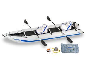 Sea Eagle Paddleski™ Inflatable Catamaran/Kayak 435PS Trade Deluxe Package 435PSK Deluxe Sea Eagle Paddleski™ Inflatable Catamaran/Kayak 435PS Trade Deluxe Package 435PSK Deluxe