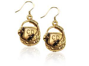 CD Player & Headphone Charm Earrings in Gold CD Player & Headphone Charm Earrings in Gold