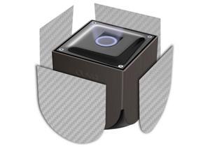 Skinomi® Carbon Fiber Silver Skin Cover Protector for OUYA Android Game Console Skinomi® Carbon Fiber Silver Skin Cover Protector for OUYA Android Game Console