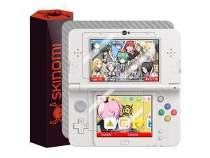Skinomi® TechSkin - New Nintendo 3DS Screen Protector 2015 + Silver Carbon Fiber Full Body Skin w/ Lifetime Replacement / Front & Back Clear Film / Ultra HD & Anti-Bubble Shield (Standard Version) Skinomi® TechSkin - New Nintendo 3DS Screen Protector 2015 + Silver Carbon Fiber Full Body Skin w/ Lifetime Replacement / Front & Back Clear Film / Ultra HD & Anti-Bubble Shield (Standard Version)