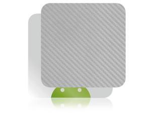Skinomi Carbon Fiber Silver Skin TV Streamer Cover for Pivos XIOS DS Media Play Skinomi Carbon Fiber Silver Skin TV Streamer Cover for Pivos XIOS DS Media Play