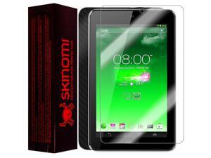 Skinomi Carbon Fiber Black Tablet Skin+Screen Protector for Asus MeMo Pad HD7 Skinomi Carbon Fiber Black Tablet Skin+Screen Protector for Asus MeMo Pad HD7