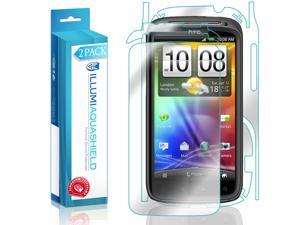 HTC Sensation 4G Screen Protector + Back Cover (2-Pack), ILLUMI AquaShield Full Coverage Back and Front Screen Protector for HTC Sensation 4G HD Clear Anti-Bubble Film - Lifetime Warranty HTC Sensation 4G Screen Protector + Back Cover (2-Pack), ILLUMI AquaShield Full Coverage Back and Front Screen Protector for HTC Sensation 4G HD Clear Anti-Bubble Film - Lifetime Warranty
