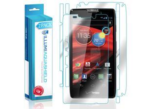 Droid RAZR MAXX HD Screen Protector + Back Cover (2-Pack), ILLUMI AquaShield Full Coverage Back and Front Screen Protector for Droid RAZR MAXX HD HD Clear Anti-Bubble Film - Lifetime Warranty Droid RAZR MAXX HD Screen Protector + Back Cover (2-Pack), ILLUMI AquaShield Full Coverage Back and Front Screen Protector for Droid RAZR MAXX HD HD Clear Anti-Bubble Film - Lifetime Warranty