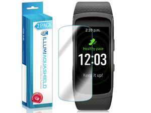 Samsung Gear Fit2 Screen Protector (Gear Fit 2)(2-Pack), ILLUMI AquaShield Full Coverage Screen Protector for Samsung Gear Fit2 HD Clear Anti-Bubble Film - Lifetime Warranty Samsung Gear Fit2 Screen Protector (Gear Fit 2)(2-Pack), ILLUMI AquaShield Full Coverage Screen Protector for Samsung Gear Fit2 HD Clear Anti-Bubble Film - Lifetime Warranty