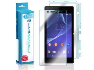 Sony Xperia M2 Screen Protector + Back Cover (2-Pack), ILLUMI AquaShield Full Coverage Back and Front Screen Protector for Sony Xperia M2 HD Clear Anti-Bubble Film - Lifetime Warranty Sony Xperia M2 Screen Protector + Back Cover (2-Pack), ILLUMI AquaShield Full Coverage Back and Front Screen Protector for Sony Xperia M2 HD Clear Anti-Bubble Film - Lifetime Warranty