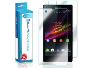 Sony Xperia Z Screen Protector + Back Cover (2-Pack), ILLUMI AquaShield Full Coverage Back and Front Screen Protector for Sony Xperia Z HD Clear Anti-Bubble Film - Lifetime Warranty Sony Xperia Z Screen Protector + Back Cover (2-Pack), ILLUMI AquaShield Full Coverage Back and Front Screen Protector for Sony Xperia Z HD Clear Anti-Bubble Film - Lifetime Warranty