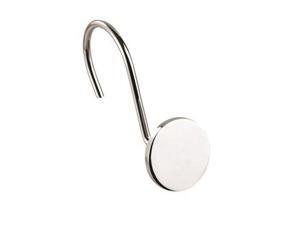 Croydex AK142941YW Disc Shower Curtain Rings, Chrome Croydex AK142941YW Disc Shower Curtain Rings, Chrome
