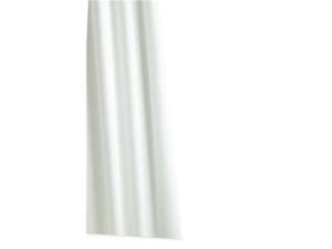 Croydex AF159022YW Plain White Shower Curtain, White Croydex AF159022YW Plain White Shower Curtain, White
