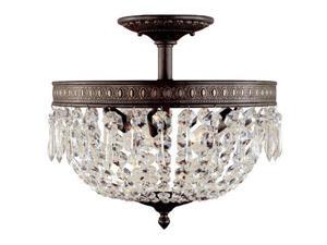 World Imports 2373-06 Bijoux 3-Lgt Flush Mount Fixture, Flemish World Imports 2373-06 Bijoux 3-Lgt Flush Mount Fixture, Flemish