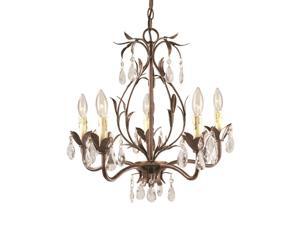 World Imports 81025-62 Berkley Square 5-Lgt Chandelier, Weathered Bronze World Imports 81025-62 Berkley Square 5-Lgt Chandelier, Weathered Bronze