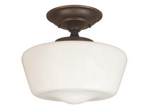 World Imports 9007-88 Luray 1-Lgt Semi-Flush Lgt Fixture, Oil Rub Bronze World Imports 9007-88 Luray 1-Lgt Semi-Flush Lgt Fixture, Oil Rub Bronze