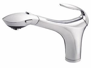 Danze D456747 Corsair Pull Out Kitchen Faucet, Chrome Danze D456747 Corsair Pull Out Kitchen Faucet, Chrome