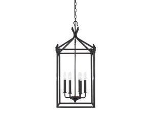 World Imports 61405-42 Hastings 6-Lgt Lantern, Rust World Imports 61405-42 Hastings 6-Lgt Lantern, Rust
