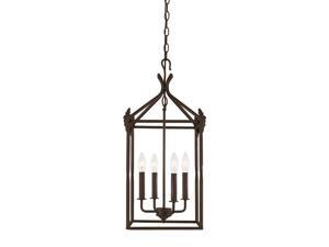 World Imports 61404-42 Hastings 4-Lgt Lantern, Rust World Imports 61404-42 Hastings 4-Lgt Lantern, Rust
