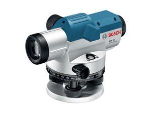 Bosch GOL 24 300 ft. 24X Automatic Optical Level Blue White Bosch GOL 24 300 ft. 24X Automatic Optical Level Blue White